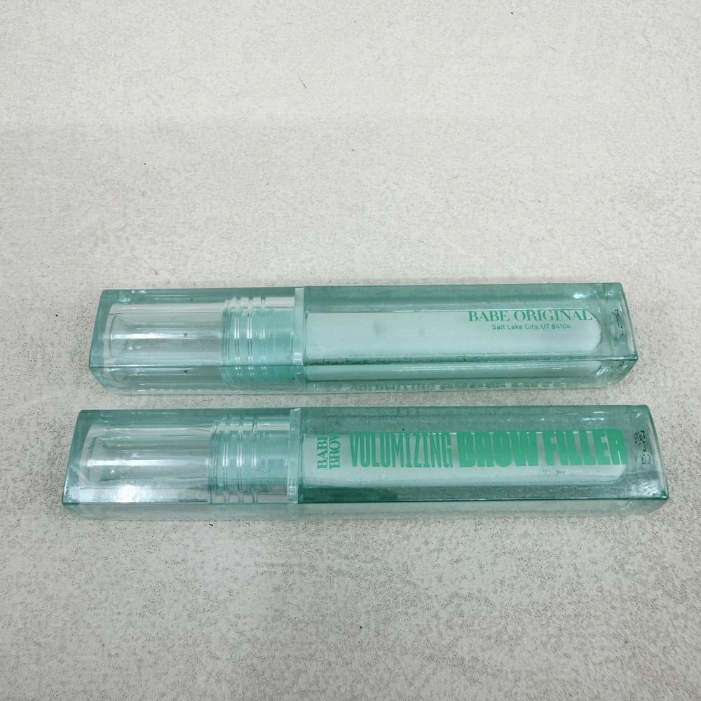 Babe Original Brow Volumizing Brow Filler Clear 2PK New Sealed Filler Babe Lash
